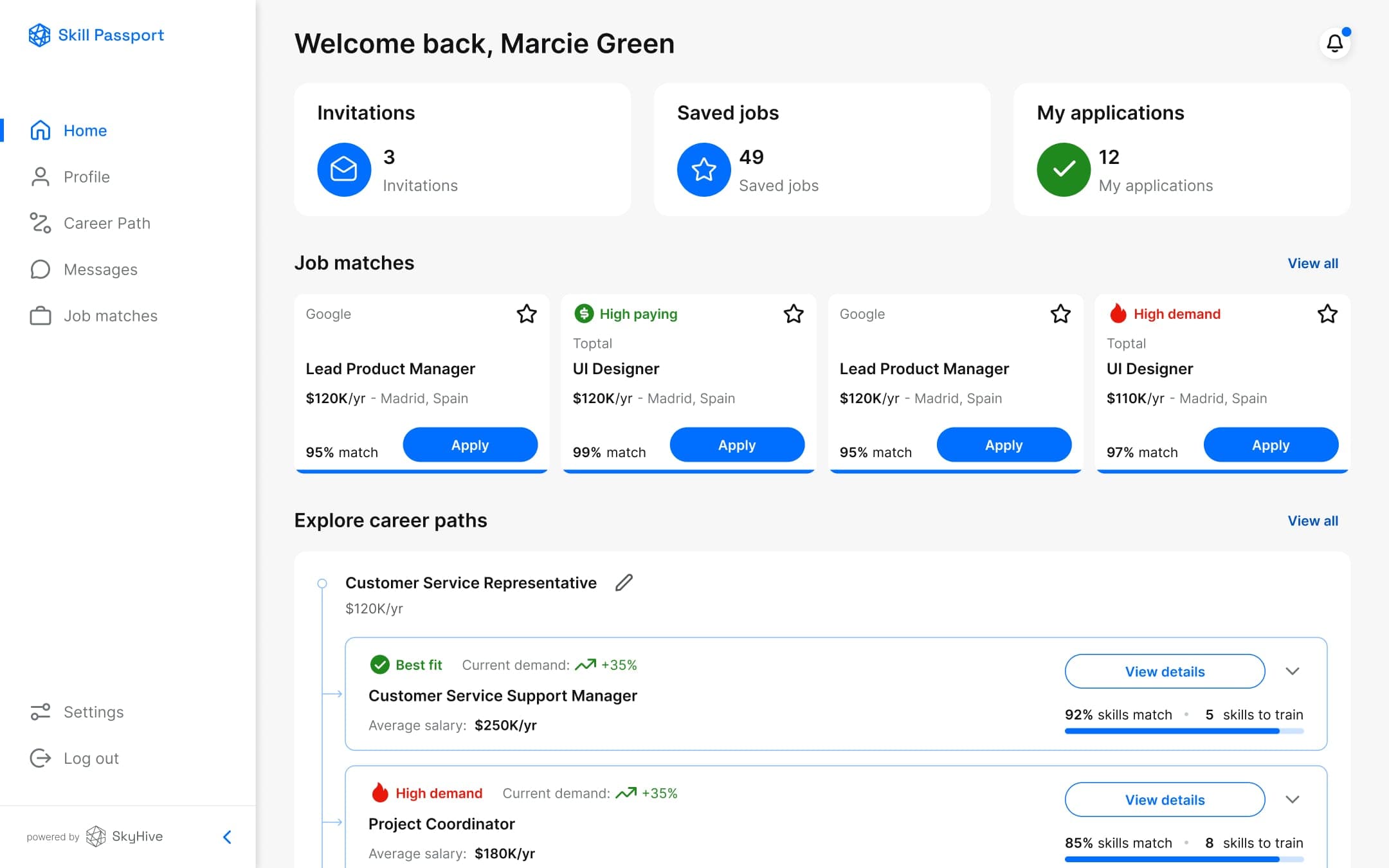 Skill Passport — the employee app